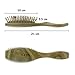 QYGZ Professional Handmade Natural Green Sandalwood Hairbrush with Wood Handle, Magic Detangling Hair Brush Scalp Massager for Fine Dry Thick Thin Long Coarse Frizzy Matted Knotted Hair