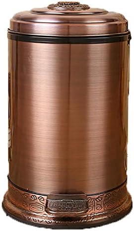 LIU-Simplehuman Mini Round Step Trash Can, Stainless Steel 42cm*26cm/16.53"*10.23" , 2