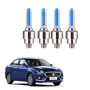 Vagary Blue Car Tyre Led Light with Motion Sensor Set of 4 for Maruti Suzuki Swift Dzire