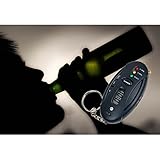  Prueba de alcohol llavero alcoholímetro digital NEGRO portátil de bolsillo multímetro mws912