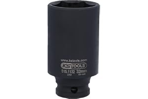 KS Tools 515.1132 1/2” sexkant-krafthylsa, lång 32mm