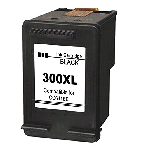 1x Kompatible Tintenpatronen als Ersatz für HP 300 XL Schwarz Druckerpatronen für PHOTOSMART C4680 C4670 C4685 C4780 HP Envy 110 120 114 Patronen (Schwarz) 1x300-hpB