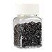 Beauty7 Silicone Micro Rings Beads - 500 Black/Brown/Dark Brown/Light Brown/ Blonde 5mm rings for I Tip Hair Extensions or Feather Hair Extensions (dark brown 500pcs)