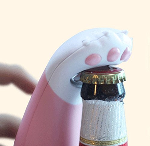 ma-on Kunststoff Cat Kitty Kätzchen Paw Bier Coke Flaschenöffner (zufällige Farbe) - 3