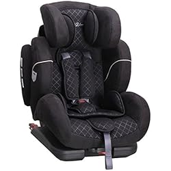 Siège Auto Cocoon gris/noir ISOFIX Groupe 1 2 3 : 9-36 kg - (SPS) système protection latérale + Toptether