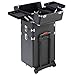 Beautify Professional Elegant Black 4-in-1 Aluminium Cosmetics Case Beauty Trolley/Vanity Box