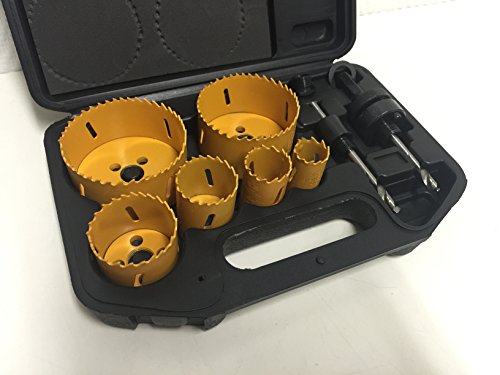 Lochsägen Set Bi-Metall 8-teilig Elektro-Sanitär Ø 22 – 73 mm im Koffer - 2