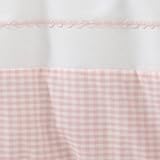 Bezug für Wickelunterlage rosa Vichykaro - 6