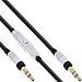 Produktbild InLine 55359R Pure, Zubehör 3, 5mm Klinkenkabel Stecker auf Stecker mit Mikrofon, 1, 3m Schwarz