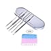 Blackhead Whitehead Remover 5 in 1 Blemish Blackhead Extractor- Wuudi Blemish Zit Acne Pimple Extractor Tools Comedone Removal Kit for Risk Free Nose Face Skin with Metal Case (5 Pieces)
