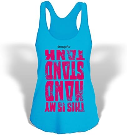 StrongerRx Wod and Fitness Tees (The HSPU Tee NAVY, X-Large)