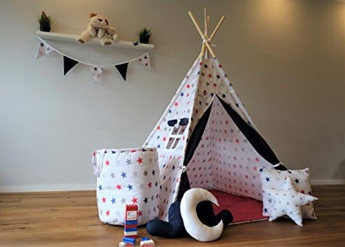 evama Unique tipi for children tent,wigwam for kids indian tent 7 pieces! SPECIAL WISHES? JUST TELL US!