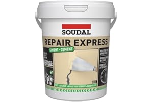 ARA CHOICE Soudal Repair Express Plaster Cement Acrylic Sealant Cartridge Joint Crack Colours 900ml Acrylic Polymer Based, DIY Masonry Concrete Masonry Concrete Stairs Used for External & Internal (Beige)