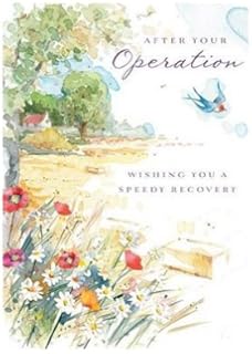 As You Recover From Your Operation Get Well Soon Greeting Card Amazon Co Uk Office Products