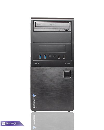 Ankermann Business-PC Silent Office | AMD A6-6420K | Windows 10 Professional 64Bit | ATI Radeon HD8470D 1GB | HDMI-DVI-VGA | 8GB Crucial RAM | 2TB HDD | Arbeitsplatz Büro Desktop Computer | DVD-Brenner | USB 3.0 | EAN 4260219650236