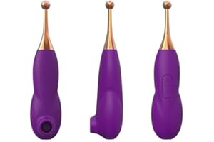 GENÉRICO Vibrador Consolador Satisfayer Silencioso Fuerte Estimulador Clítoris vibrador bola cálida del punto G [ 12 Modos Extremadamente Eróticos de Vibración Juguetes Estimulador Sexuales de Silicona Mujeres