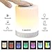 Produktbild Bluetooth Lautsprecher, X-DRAGON Wake-Up Light LED Lampe Wireless Multifunktional Farbwechsel Nachtlicht, Touch Sensor, Musik Stimmungslicht Tischlampe, TF-Karten-Musik Spielen, Bluetooth Freisprecheinrichtung, AUX