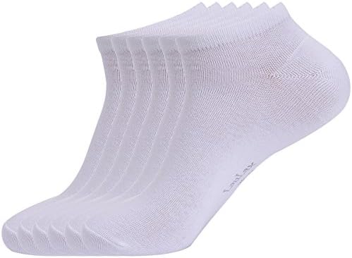 Laulax Mens 6 Pairs Finest Combed Cotton Trainer Socks