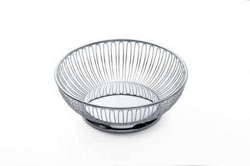 Alessi Drahtkorb, rund aus Edelstahl