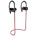 Produktbild SEGURO Bluetooth Kopfhörer 4.1 Wireless Sport Stereo Headset mit AptX Technologie Ohrhörer Noise Cancelling In-Ear-Kopfhörer Sport Headset mit Mikrofon für iPhone 6 6S 6 Plus 6S Plus 5S 5 5C 4S 4, Samsung Galaxy S6 S6 Edge S5 S4 Mini - Rot