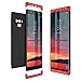 Produktbild CE-Link Samsung Galaxy Note 9 Hülle Hardcase 3 in 1 Handyhülle 360 Grad Grad Full Body Case Cover Schutzhülle Bumper - Schwarz + Rot