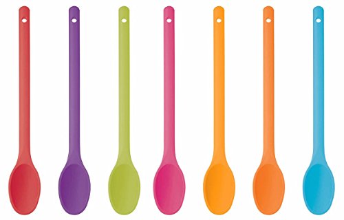 Colourworks Silikonbeschichteter Kochlöffel, 30 cm – Blau - 3