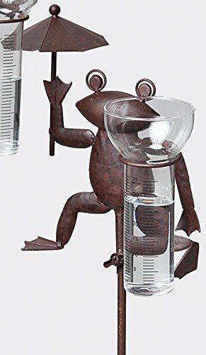 Gartenstecker ''Regenmesser''''Frosch'', 117,5 cm