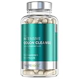 INTENSIVE COLON CLEANSE - Cure Detox - Puissant Nettoyant de Colon et Intestins - 100% Naturel et Riche en Fibre - Anti Ballonnements, Constipation, Problèmes de Transit - 60 gélules - WeightWorld