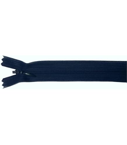 YKK Hosenreißverschluss – Marineblau, 18 Cm, Metallzähne Brüniert