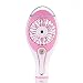 Produktbild LDDCUTE USB Ventilator,Fischschwanzform,mit SprühfunktionTragbarer,Mini Lüfter Klein Wieder aufladbarer stummer Ventilator Fan,Für Familien,Schule, Büros,Kinderwagen,Camping,Pink