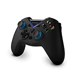 CÓMODO Y PRECISO: Diseñado para adaptarse a su mano perfectamente, lo que le permite centrarse en el juego. Joysticks analógicos 360 ° asimétricos cubiertos con goma antideslizante para una máxima precisión.