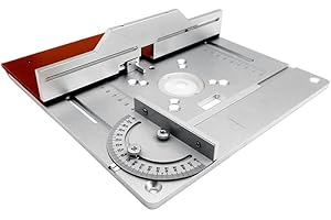 HUIOP Ensemble de 3 Routeur Table Insert Plaque en Alliage D'aluminium Bois Fraisage Flip Board Machine De Découpe Gravure Outil Auxiliaire Bancs De Travail du Bois