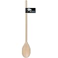 Chef Aid 14 Inch Spoon, Perfect for home Baking and Cooking, Crafted with a oval spoon edge for ease of use and sourced from well managed forests, Non Stick Friendly Kitchen Essential