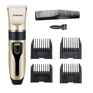 LAVNIK Hair Trimmer Professional electric shaver for dogs and pets, rechargeable, Grooming Trimmer for Men Women, Suitable for Beard, Body Private Part Shaving, Head and Pubic Hair,