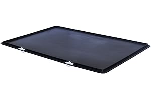 ‎1A-TOPSTORE Verschlußdeckel für Euro-Transport-Stapelbox 600x400 mm, schwarz, aus PPN