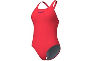 arena Solid Swim Pro Team Costume Intero Donna, Costume da Bagno ad Asciugatura Rapida, Costume da Bagno Sportivo in Tessuto arena MaxLife Eco con Massima Resistenza al Cloro e Protezione UV UPF 50+