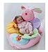 Blossom Farm ELC Blue Donkey Sit Me Up Cosy Inflatable Ring Comfortable Cush