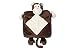 Produktbild Tierkissen -Tablet Ipad Kissen für Kinder, Größe: 40x29 cm - Affe
