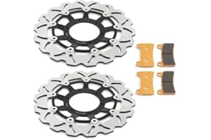 T | TARAZON TARAZON Discos de Freno Delantero y Pastillas para Honda CBR 600 1000 RR 2005-2015 CBR600RR CBR1000RR