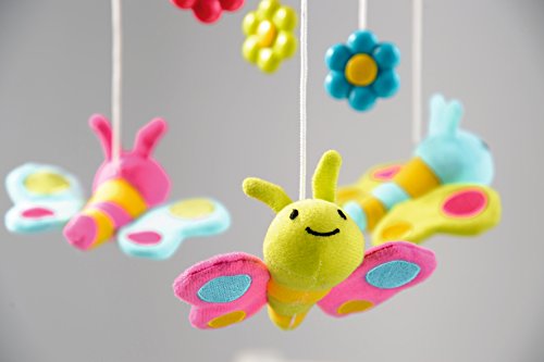 Smoby 211407 Cotoons Blumen Mobile mit Deckenprojektor, blau - 6