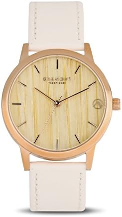 Mens/Womens Wooden Watch – Rose Gold Case. Gift Box & 12 Month Warranty Included