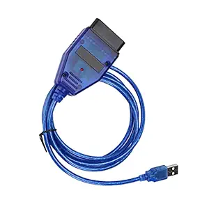 USB Diagnostic Cable, Professional Portable Easy To Use USB Diagnostic Adapter English Language 4.6ft Length for Car