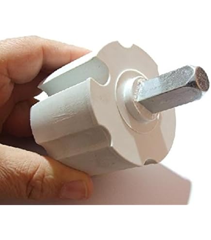 Coppia Calotta Tenda Da Sole Perno Quadro Perno Tondo Per Rullo Diametro 44 Mm - Foto 8