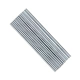 50pcs basse température en aluminium tige de soudure fil de soudage flux fourré tige de soudure en aluminium tiges de réparation sans besoin de poudre à souder (argent) FRjasnyfall