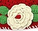 Demarkt Baby Girls Toddler Knitted Winter Warm Crochet Flower Beanie Hat Cap Handmade Red