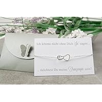 Herz Armband - Ich könnte nicht ohne Dich 