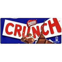 NESTLÉ CRUNCH Chocolate con Leche con Cereales - Tableta de Chocolate 100g