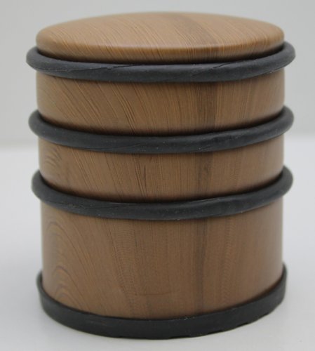 1x Türstopper, Bambus Design, Tür Stopper, Türpuffer hoch 1,1KG, Tür Puffer (LHS) - 3