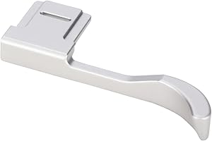 AKIROOD Thumb Up Handgriff aus Metall für Fujifilm X100VI Fuji X100V Digitalkamera, Silber