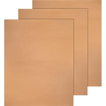Copper Grill Backmatte Nonstick Bbq Grill Backmatten Und Leicht Zu Reinigen 40 X 33 Cm 3 Packung
